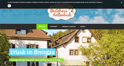 Desktop Screenshot of gaestehaus-kaltenbach.de