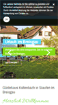 Mobile Screenshot of gaestehaus-kaltenbach.de